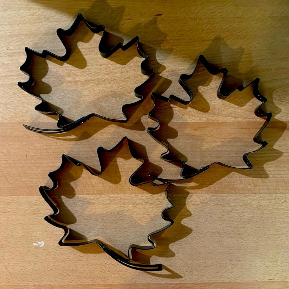Fall leaves , maple leaf pancake molds set of 3; harvest, autumn, thanksgiving